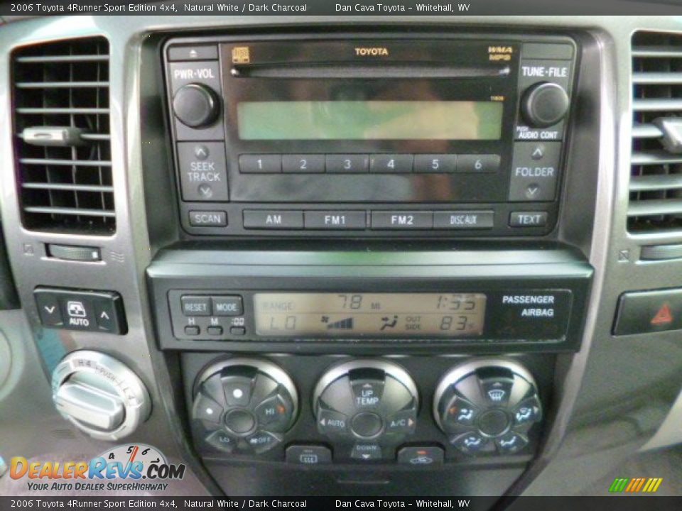 2006 Toyota 4Runner Sport Edition 4x4 Natural White / Dark Charcoal Photo #14