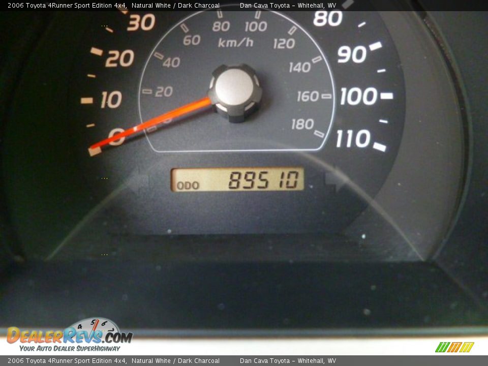 2006 Toyota 4Runner Sport Edition 4x4 Natural White / Dark Charcoal Photo #15