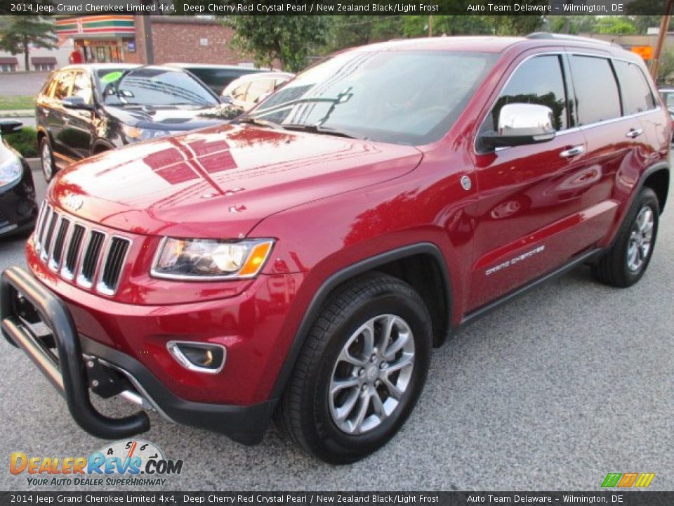 2014 Jeep Grand Cherokee Limited 4x4 Deep Cherry Red Crystal Pearl / New Zealand Black/Light Frost Photo #4