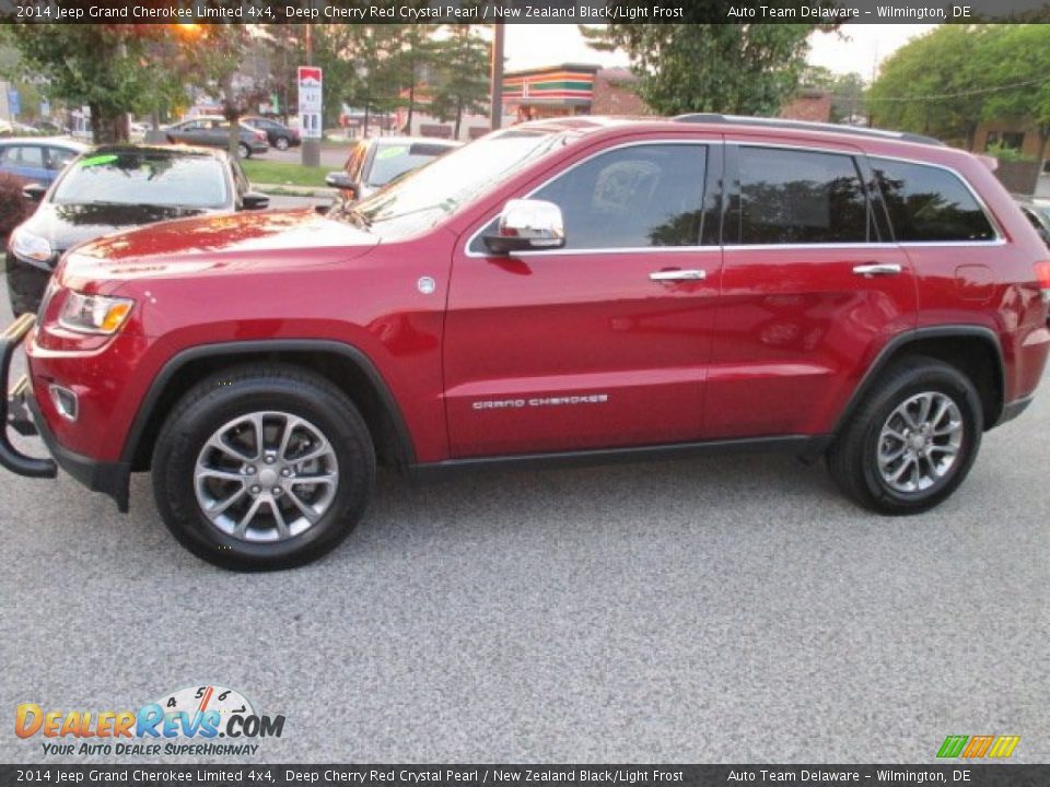 2014 Jeep Grand Cherokee Limited 4x4 Deep Cherry Red Crystal Pearl / New Zealand Black/Light Frost Photo #5