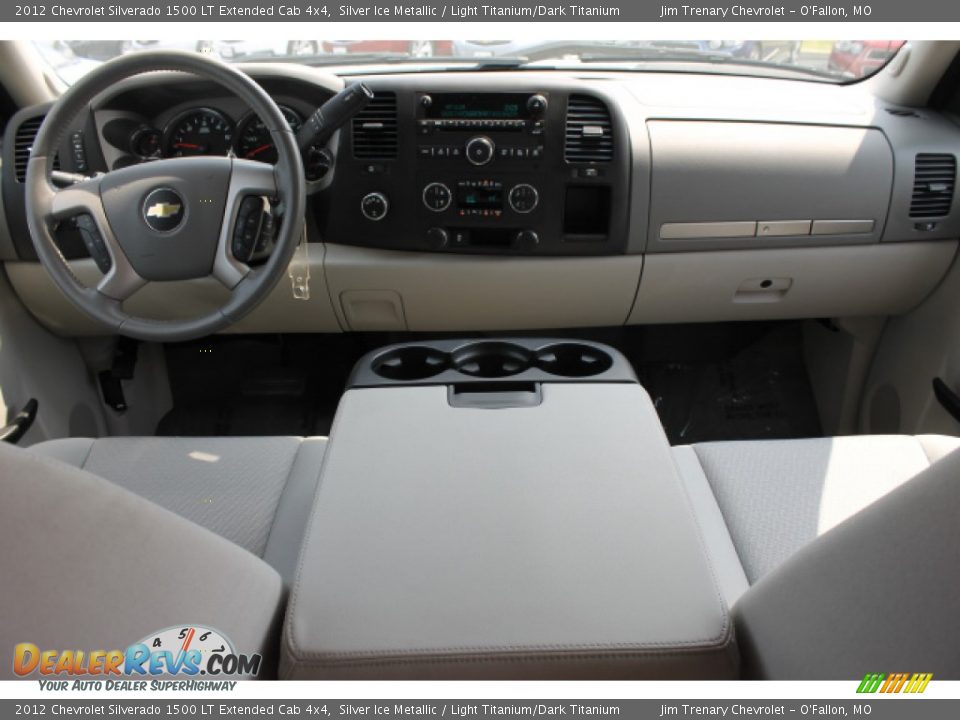 2012 Chevrolet Silverado 1500 LT Extended Cab 4x4 Silver Ice Metallic / Light Titanium/Dark Titanium Photo #10