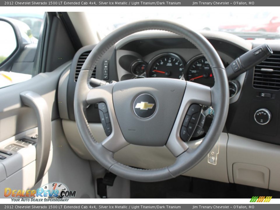 2012 Chevrolet Silverado 1500 LT Extended Cab 4x4 Silver Ice Metallic / Light Titanium/Dark Titanium Photo #11