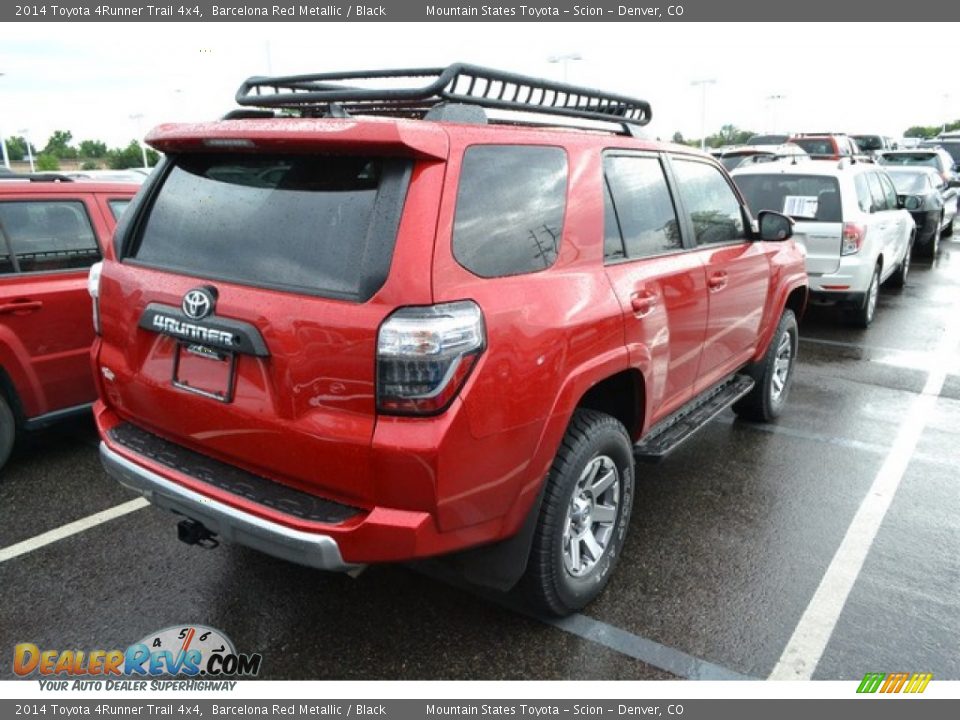 2014 Toyota 4Runner Trail 4x4 Barcelona Red Metallic / Black Photo #2