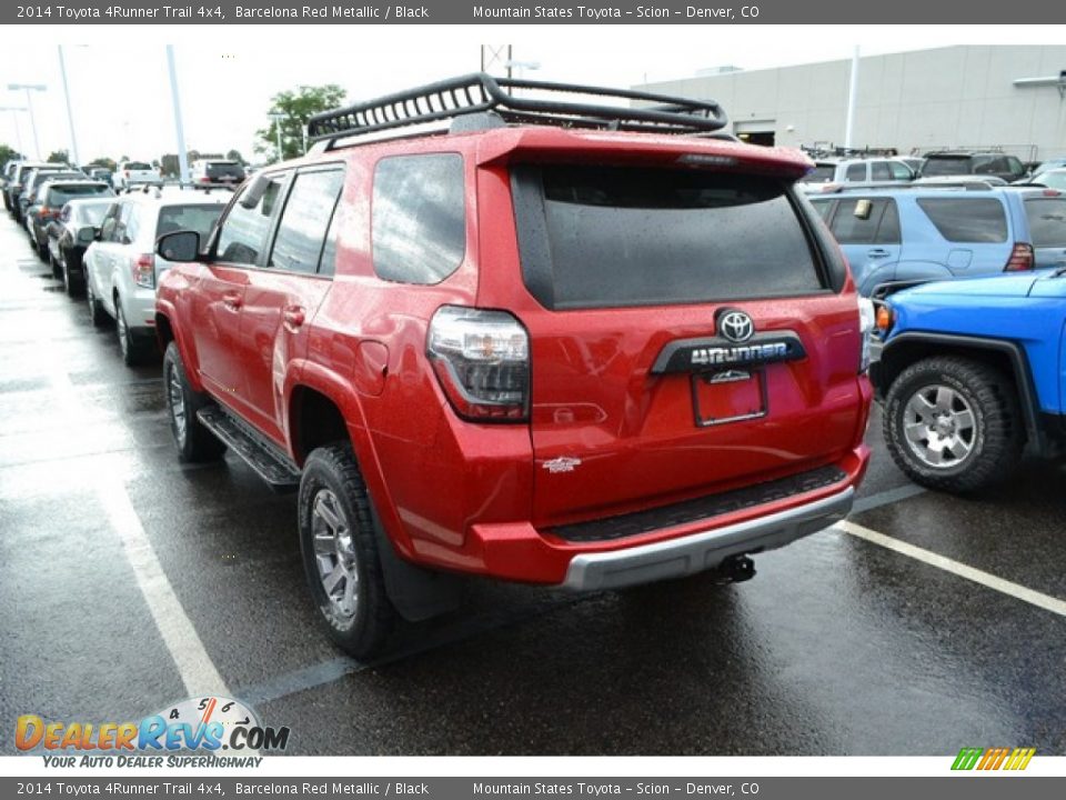 2014 Toyota 4Runner Trail 4x4 Barcelona Red Metallic / Black Photo #3