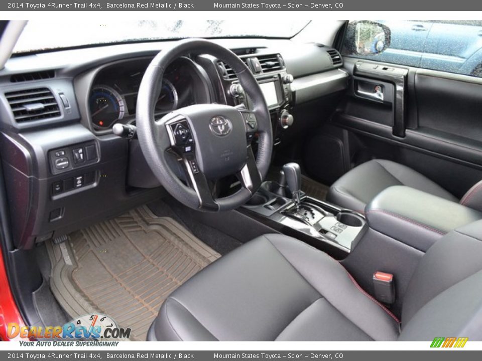Black Interior - 2014 Toyota 4Runner Trail 4x4 Photo #5