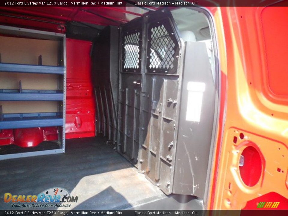 2012 Ford E Series Van E250 Cargo Vermillion Red / Medium Flint Photo #6