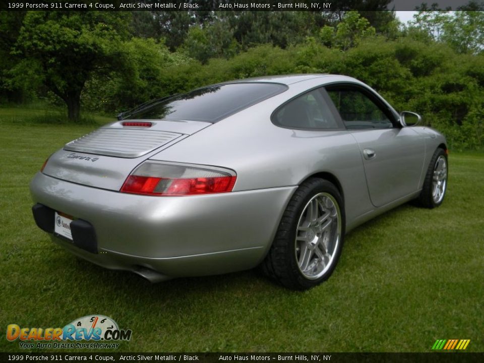 1999 Porsche 911 Carrera 4 Coupe Arctic Silver Metallic / Black Photo #10