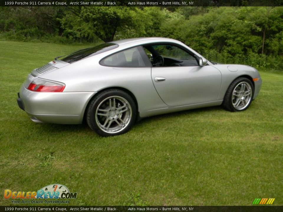 1999 Porsche 911 Carrera 4 Coupe Arctic Silver Metallic / Black Photo #11