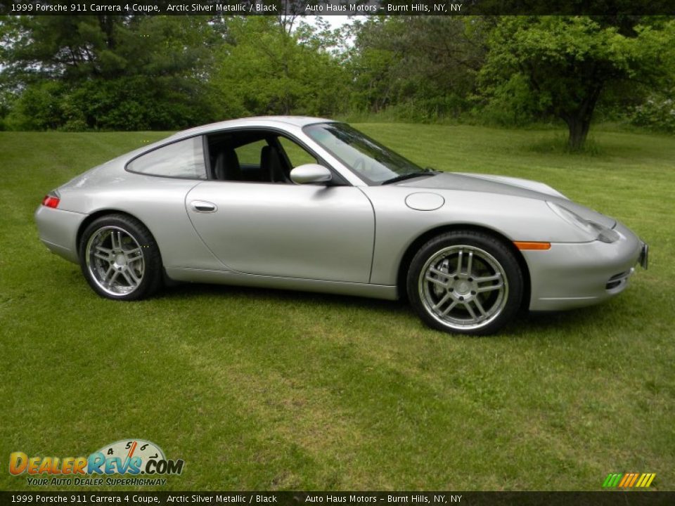 1999 Porsche 911 Carrera 4 Coupe Arctic Silver Metallic / Black Photo #13