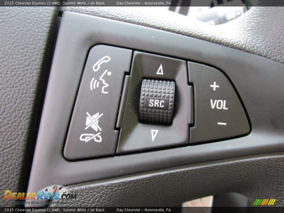 2015 Chevrolet Equinox LS AWD Summit White / Jet Black Photo #16