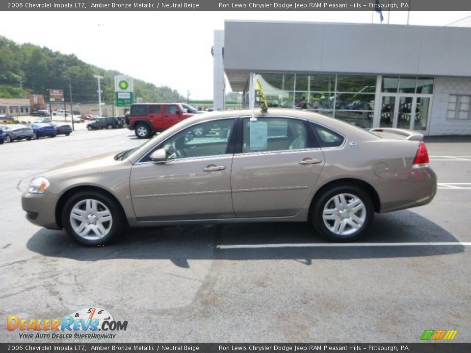 2006 Chevrolet Impala LTZ Amber Bronze Metallic / Neutral Beige Photo #2