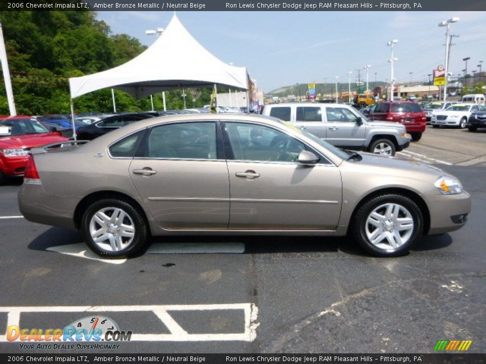 2006 Chevrolet Impala LTZ Amber Bronze Metallic / Neutral Beige Photo #6
