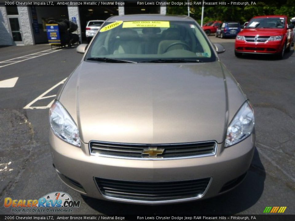 2006 Chevrolet Impala LTZ Amber Bronze Metallic / Neutral Beige Photo #8