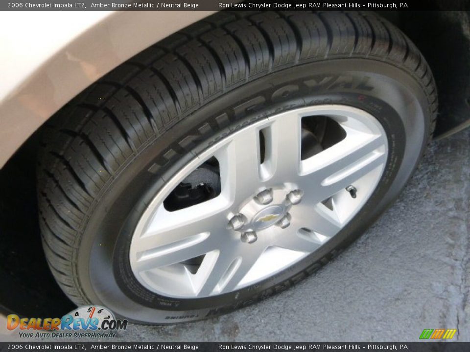 2006 Chevrolet Impala LTZ Amber Bronze Metallic / Neutral Beige Photo #9