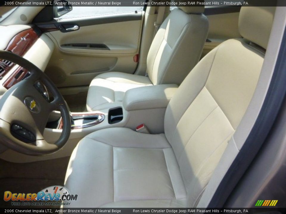 2006 Chevrolet Impala LTZ Amber Bronze Metallic / Neutral Beige Photo #10