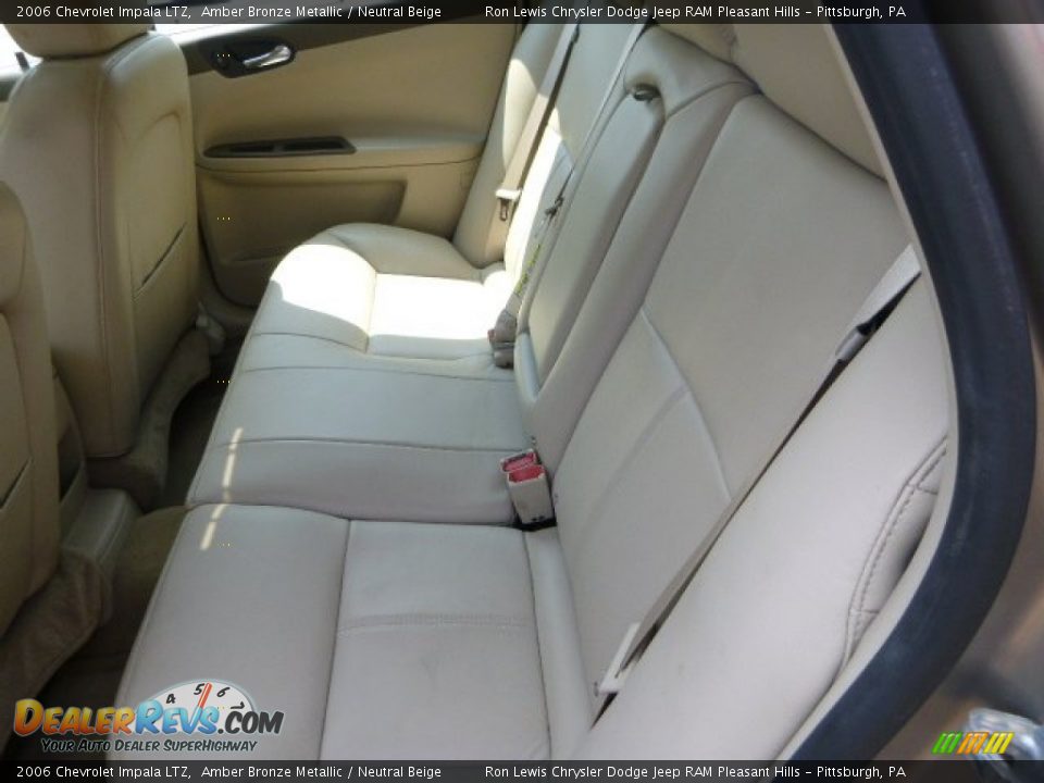 2006 Chevrolet Impala LTZ Amber Bronze Metallic / Neutral Beige Photo #11