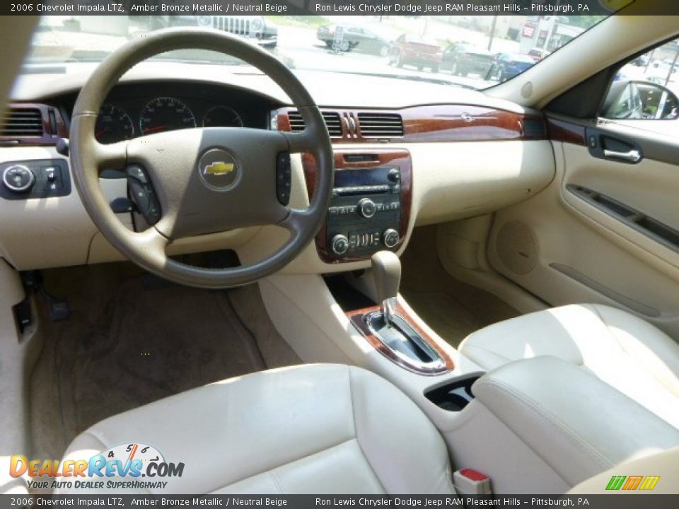 2006 Chevrolet Impala LTZ Amber Bronze Metallic / Neutral Beige Photo #12