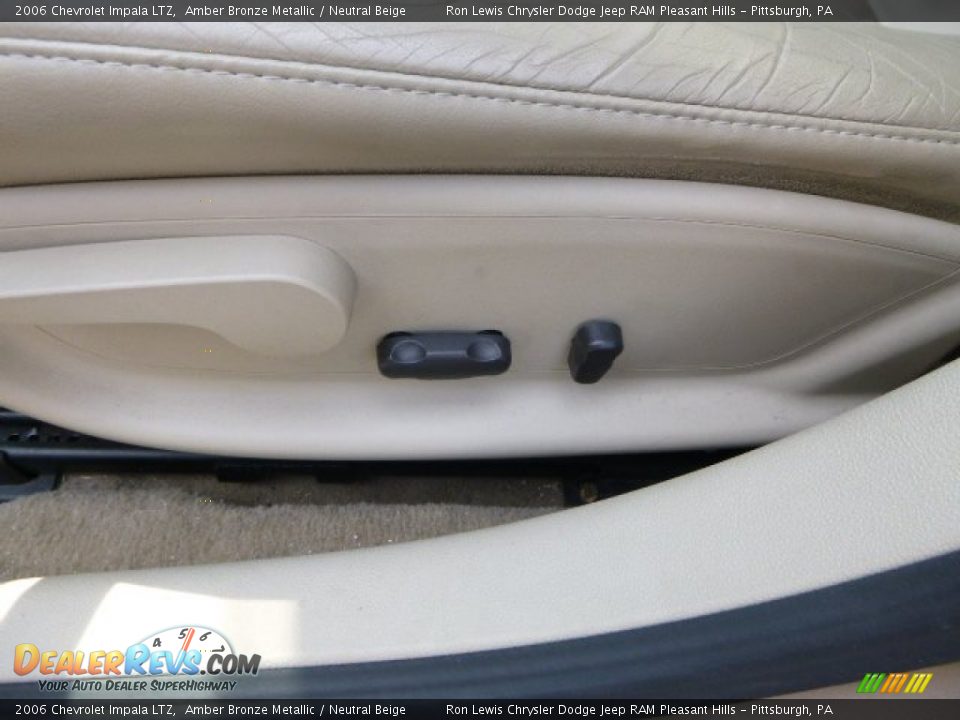 2006 Chevrolet Impala LTZ Amber Bronze Metallic / Neutral Beige Photo #15