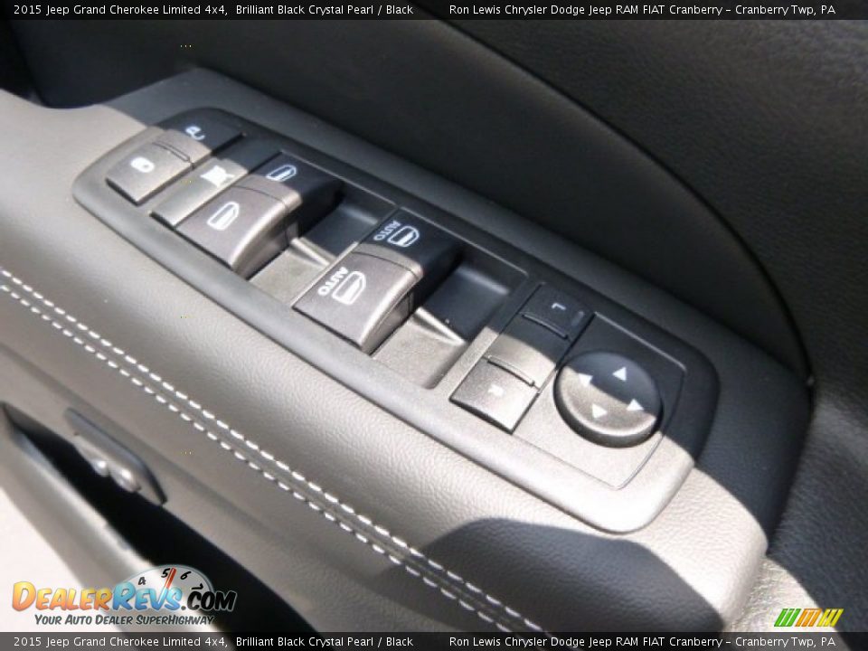 2015 Jeep Grand Cherokee Limited 4x4 Brilliant Black Crystal Pearl / Black Photo #19
