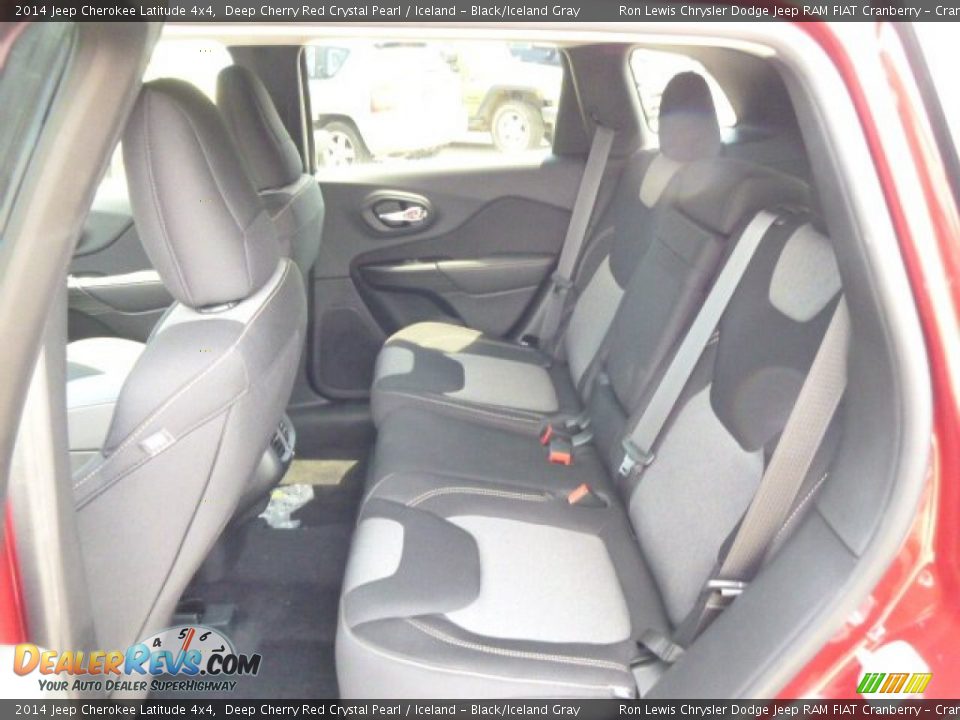 2014 Jeep Cherokee Latitude 4x4 Deep Cherry Red Crystal Pearl / Iceland - Black/Iceland Gray Photo #12