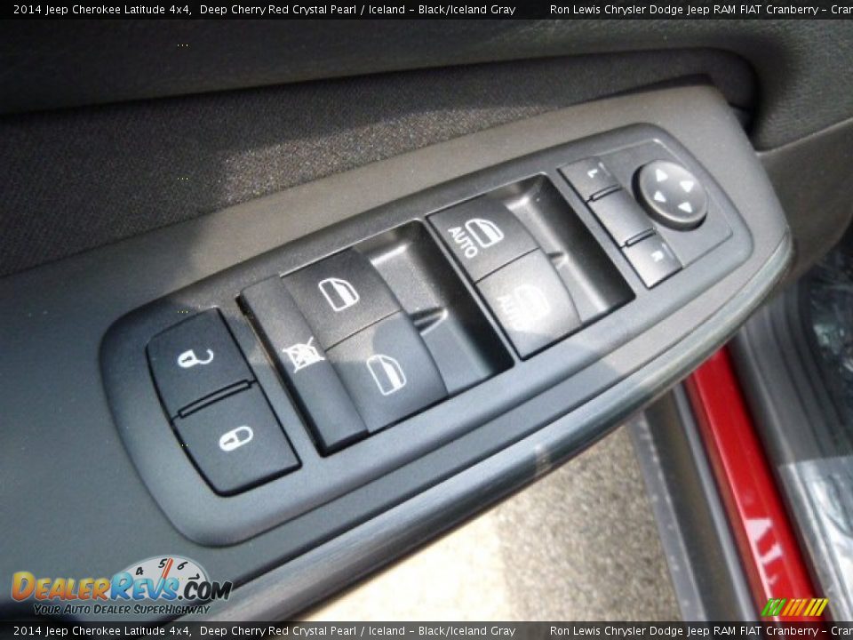 2014 Jeep Cherokee Latitude 4x4 Deep Cherry Red Crystal Pearl / Iceland - Black/Iceland Gray Photo #15