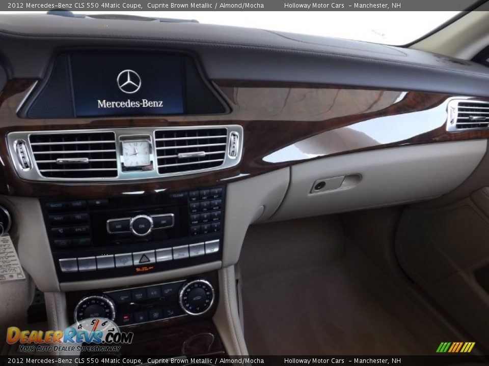 2012 Mercedes-Benz CLS 550 4Matic Coupe Cuprite Brown Metallic / Almond/Mocha Photo #9