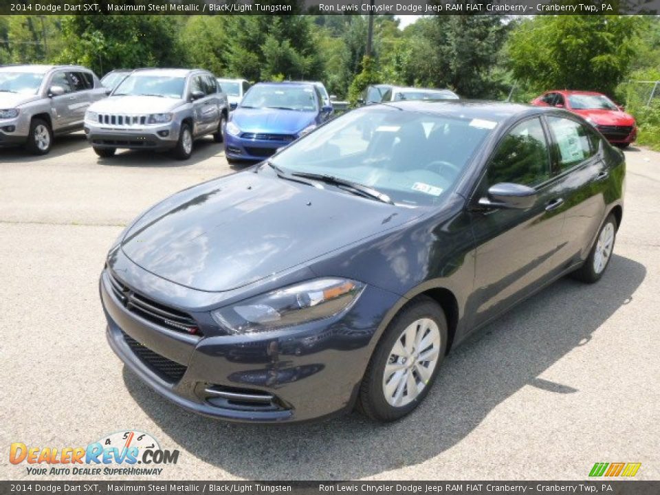 2014 Dodge Dart SXT Maximum Steel Metallic / Black/Light Tungsten Photo #2
