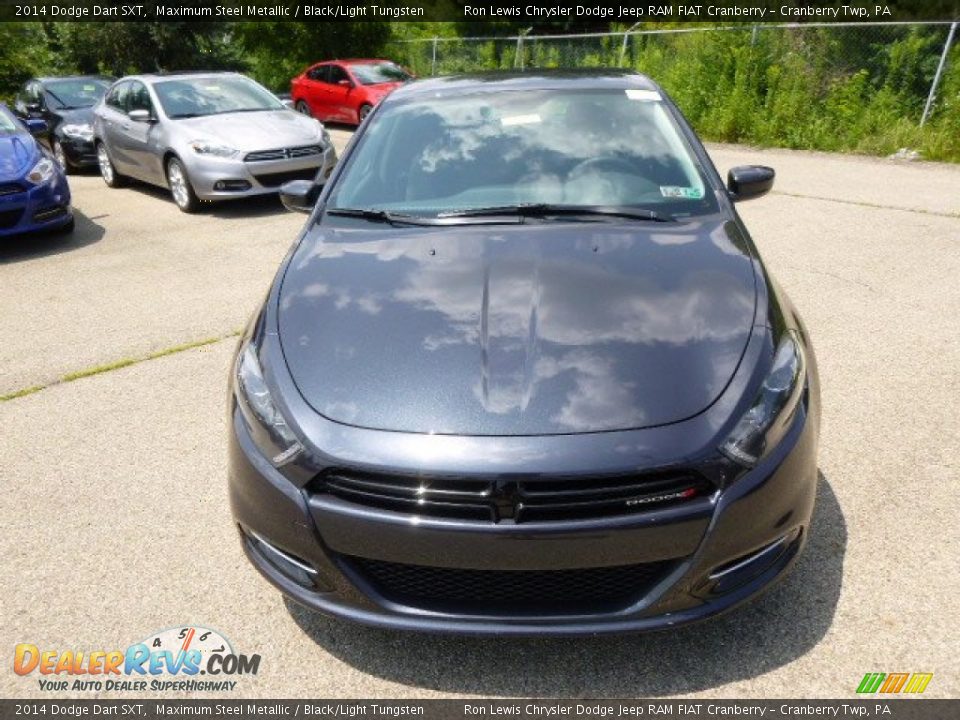 2014 Dodge Dart SXT Maximum Steel Metallic / Black/Light Tungsten Photo #3
