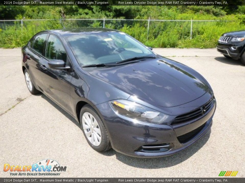 2014 Dodge Dart SXT Maximum Steel Metallic / Black/Light Tungsten Photo #4
