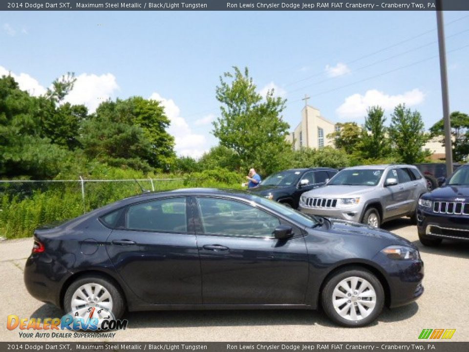 2014 Dodge Dart SXT Maximum Steel Metallic / Black/Light Tungsten Photo #5