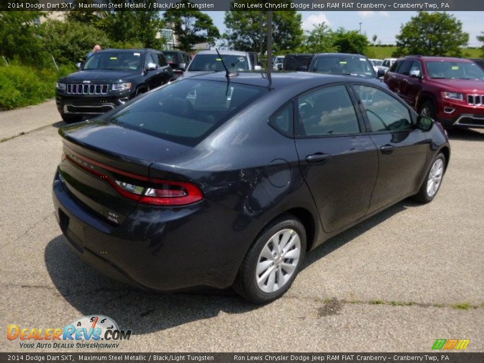 2014 Dodge Dart SXT Maximum Steel Metallic / Black/Light Tungsten Photo #6