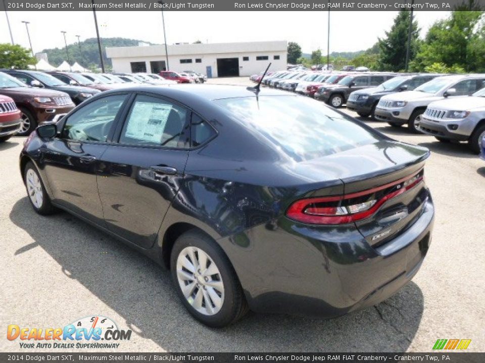 2014 Dodge Dart SXT Maximum Steel Metallic / Black/Light Tungsten Photo #8