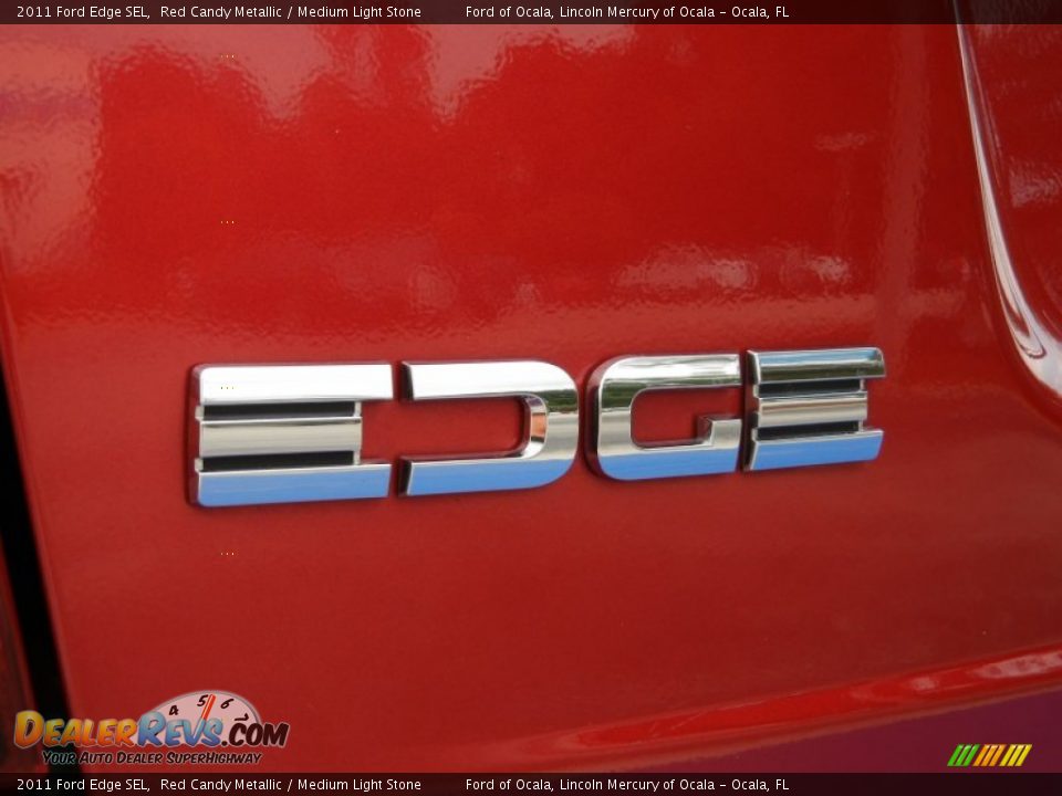 2011 Ford Edge SEL Red Candy Metallic / Medium Light Stone Photo #9