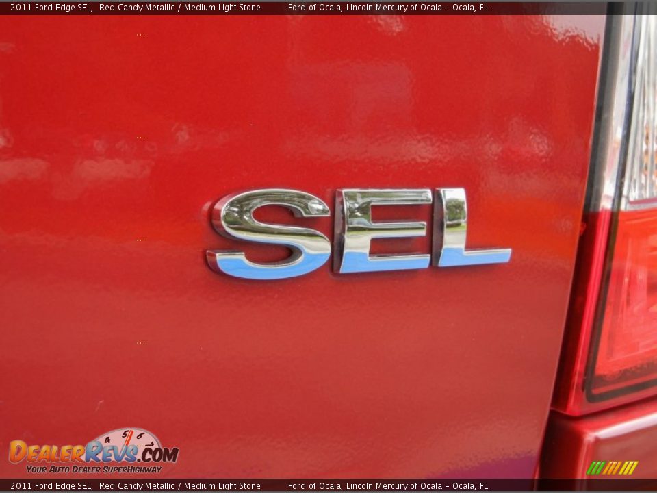 2011 Ford Edge SEL Red Candy Metallic / Medium Light Stone Photo #10