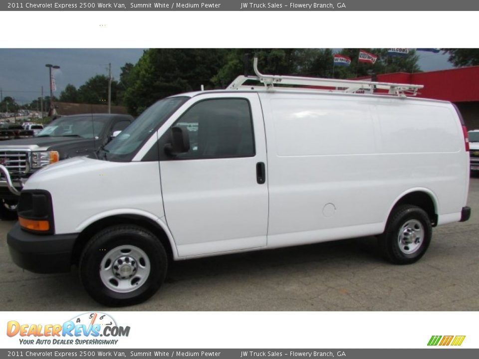 2011 Chevrolet Express 2500 Work Van Summit White / Medium Pewter Photo #3