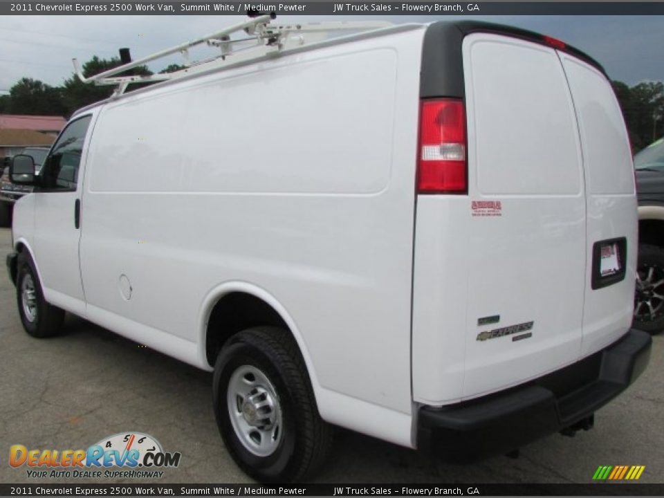 2011 Chevrolet Express 2500 Work Van Summit White / Medium Pewter Photo #4