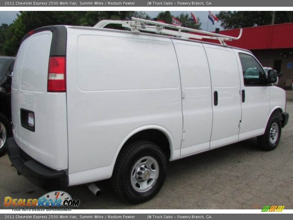 2011 Chevrolet Express 2500 Work Van Summit White / Medium Pewter Photo #6