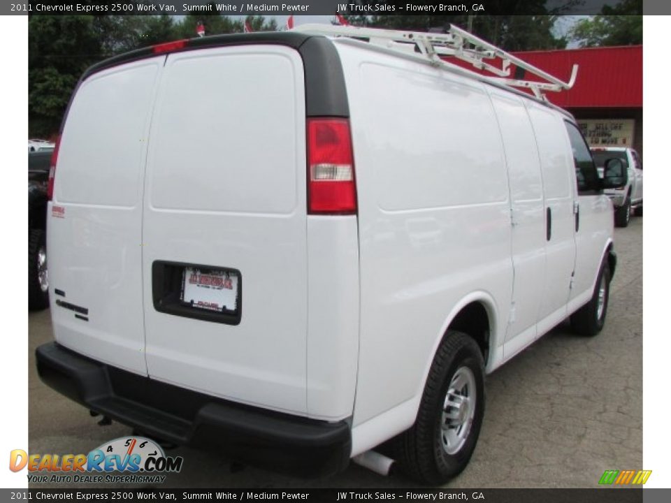 2011 Chevrolet Express 2500 Work Van Summit White / Medium Pewter Photo #7