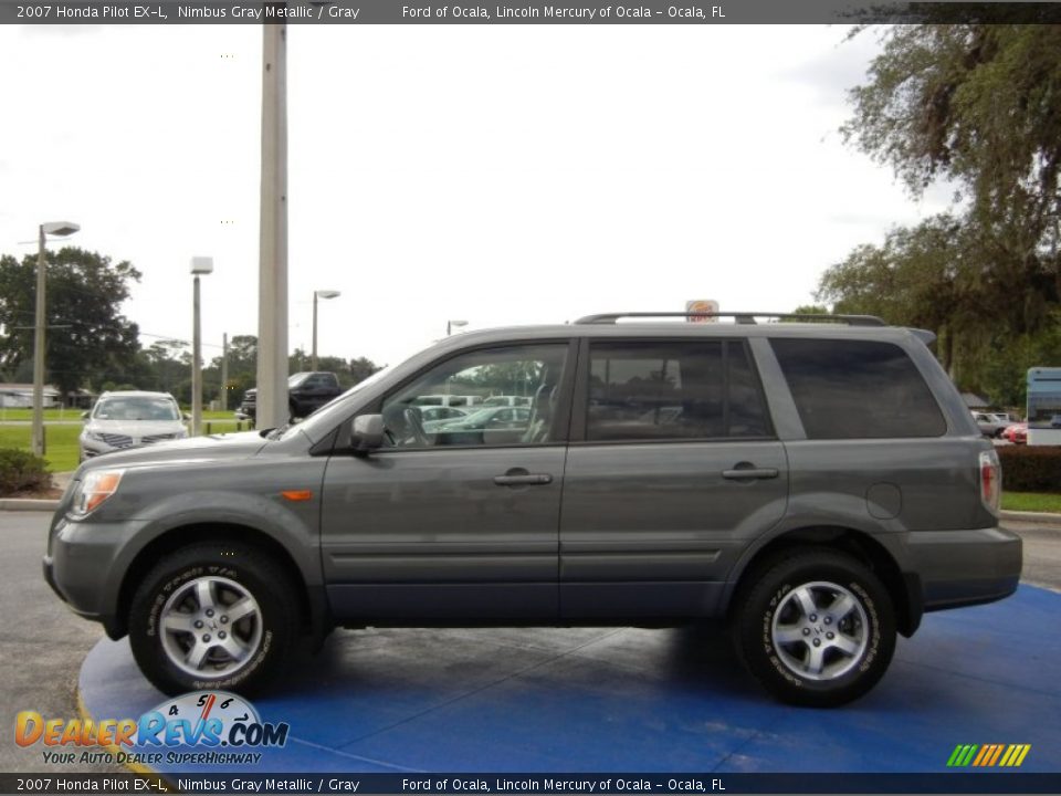 2007 Honda Pilot EX-L Nimbus Gray Metallic / Gray Photo #2