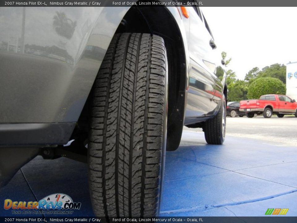 2007 Honda Pilot EX-L Nimbus Gray Metallic / Gray Photo #11