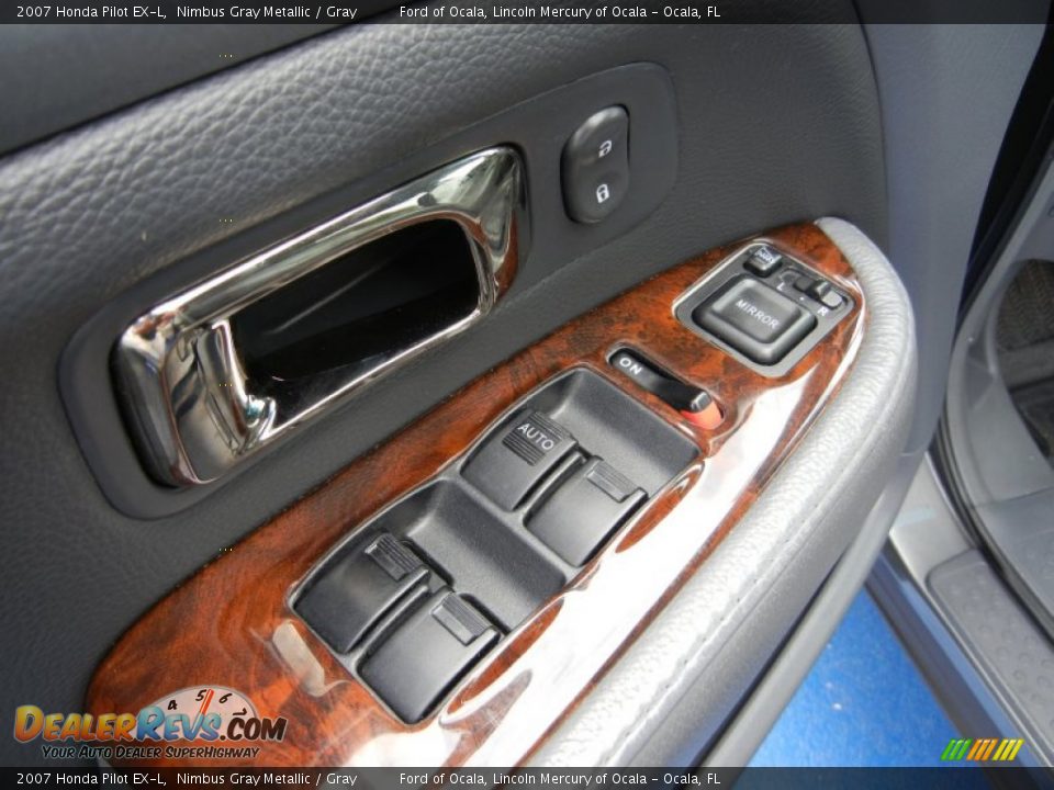 2007 Honda Pilot EX-L Nimbus Gray Metallic / Gray Photo #14