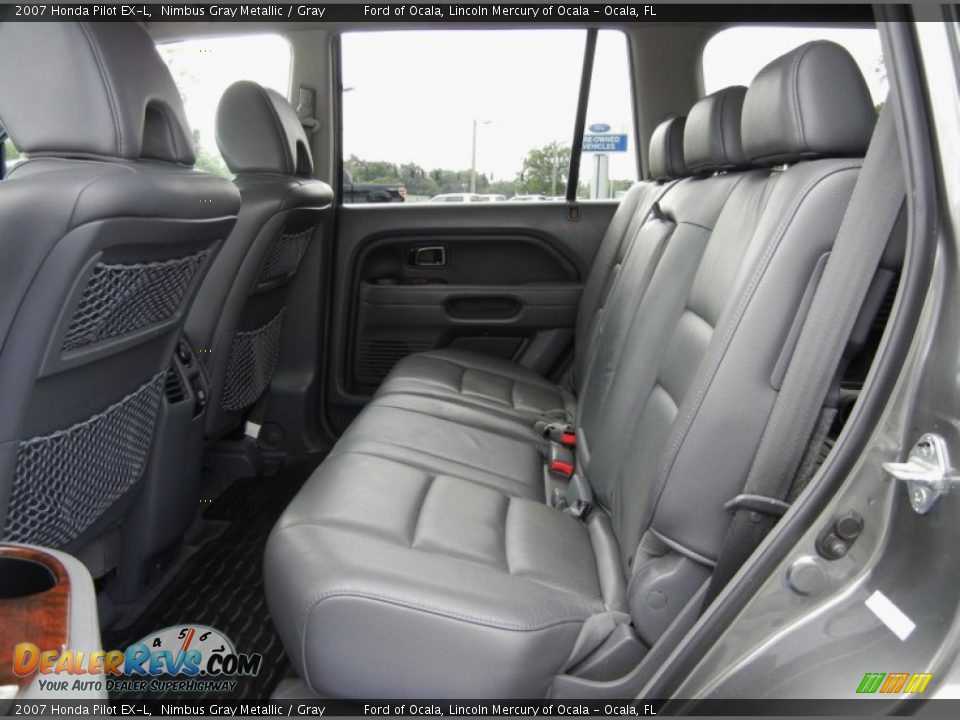 2007 Honda Pilot EX-L Nimbus Gray Metallic / Gray Photo #15