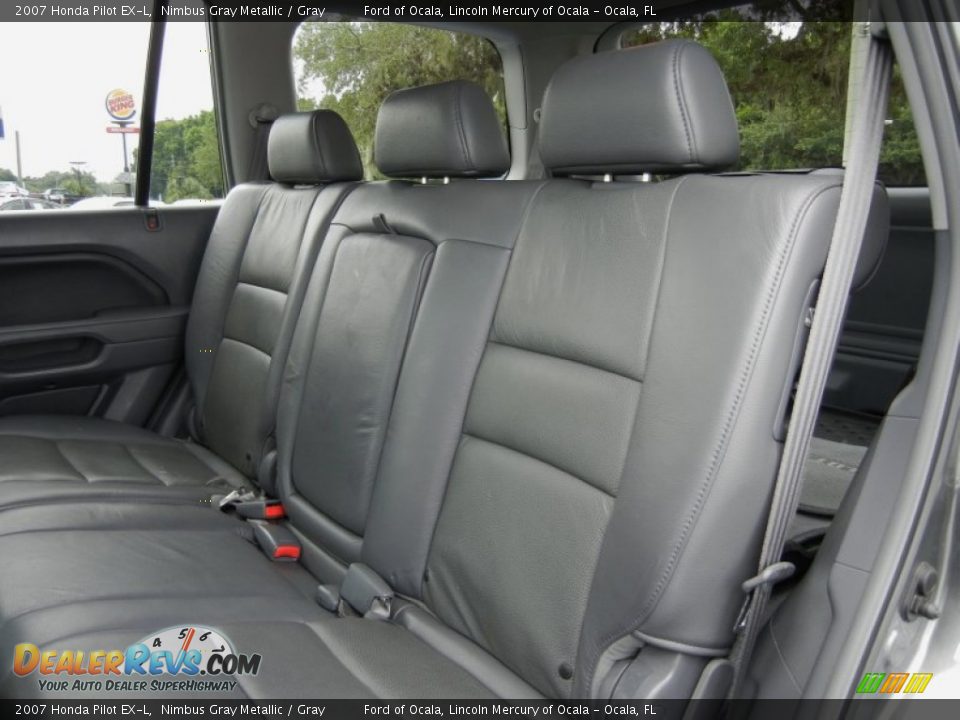 2007 Honda Pilot EX-L Nimbus Gray Metallic / Gray Photo #16