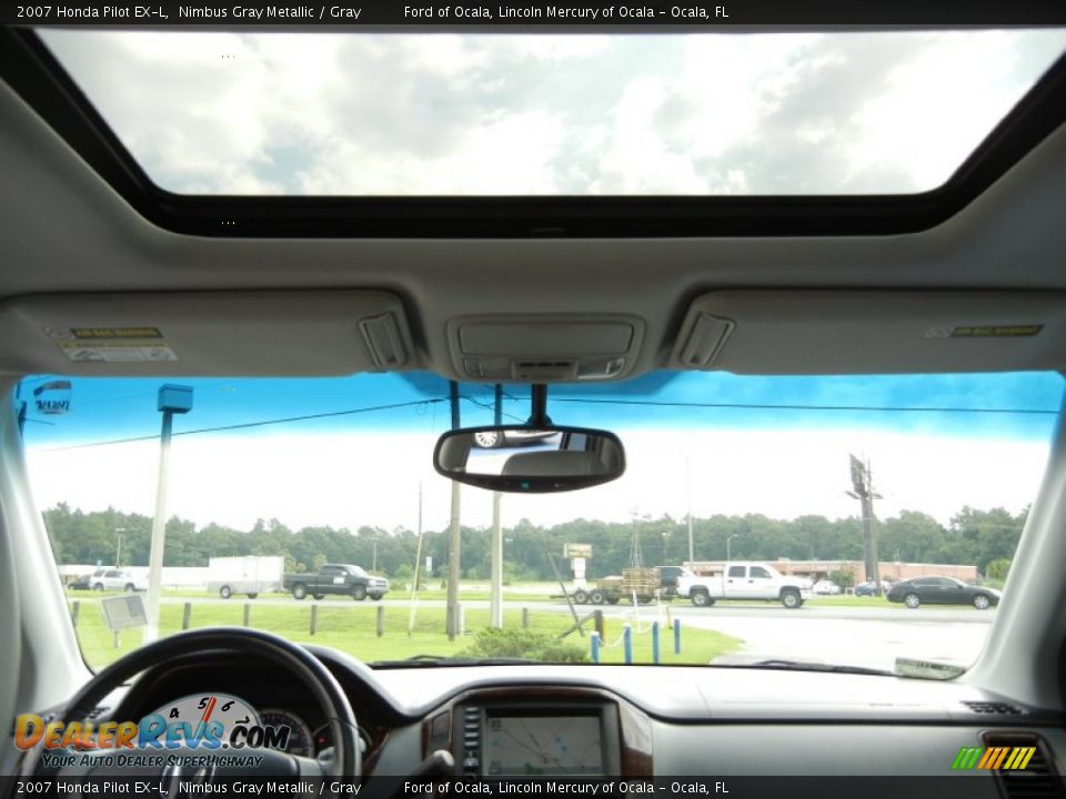 2007 Honda Pilot EX-L Nimbus Gray Metallic / Gray Photo #19