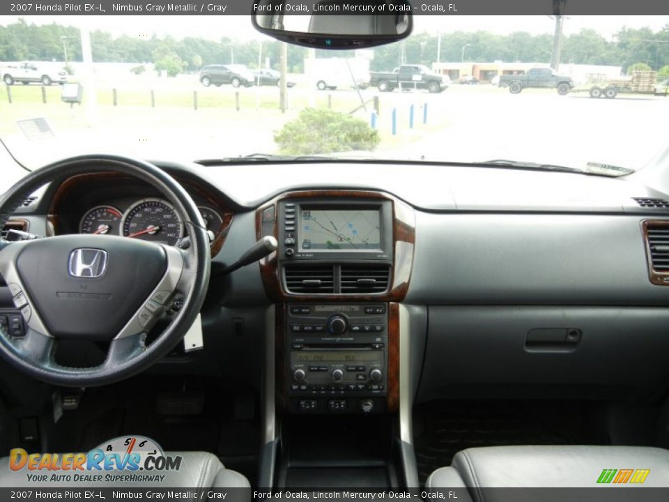 2007 Honda Pilot EX-L Nimbus Gray Metallic / Gray Photo #20