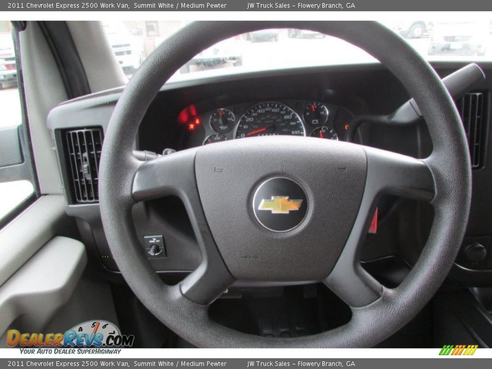 2011 Chevrolet Express 2500 Work Van Summit White / Medium Pewter Photo #33