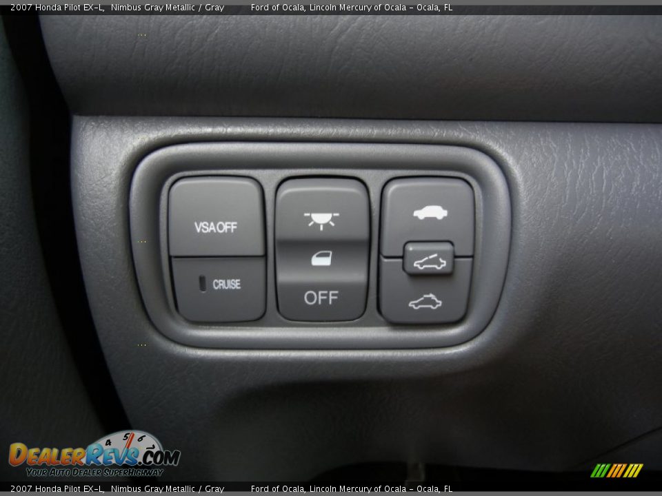 2007 Honda Pilot EX-L Nimbus Gray Metallic / Gray Photo #24