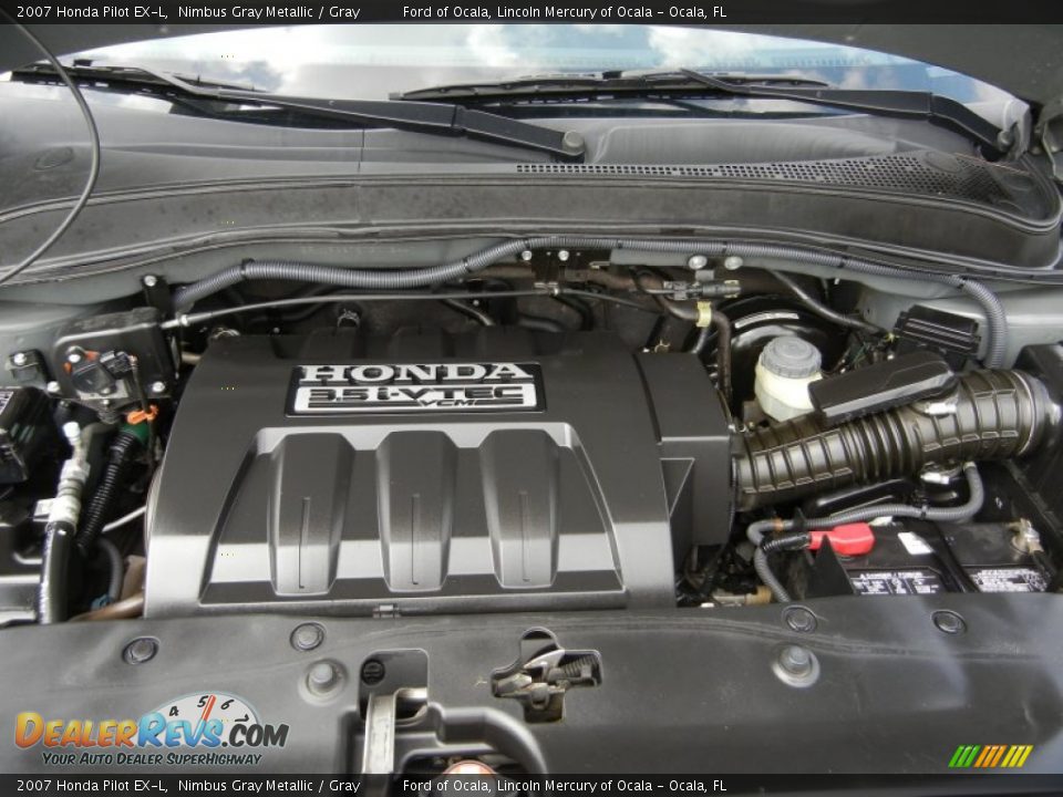 2007 Honda Pilot EX-L Nimbus Gray Metallic / Gray Photo #26