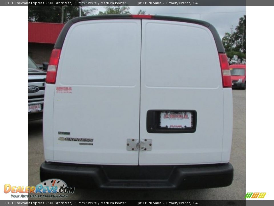 2011 Chevrolet Express 2500 Work Van Summit White / Medium Pewter Photo #12