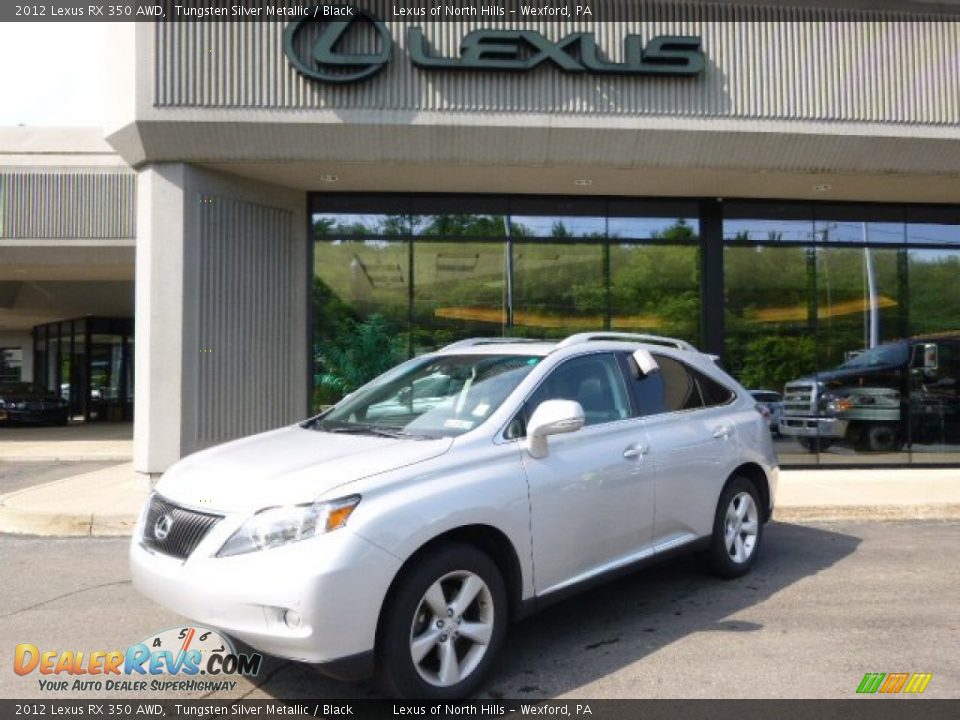 2012 Lexus RX 350 AWD Tungsten Silver Metallic / Black Photo #1